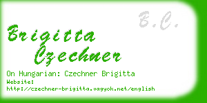 brigitta czechner business card